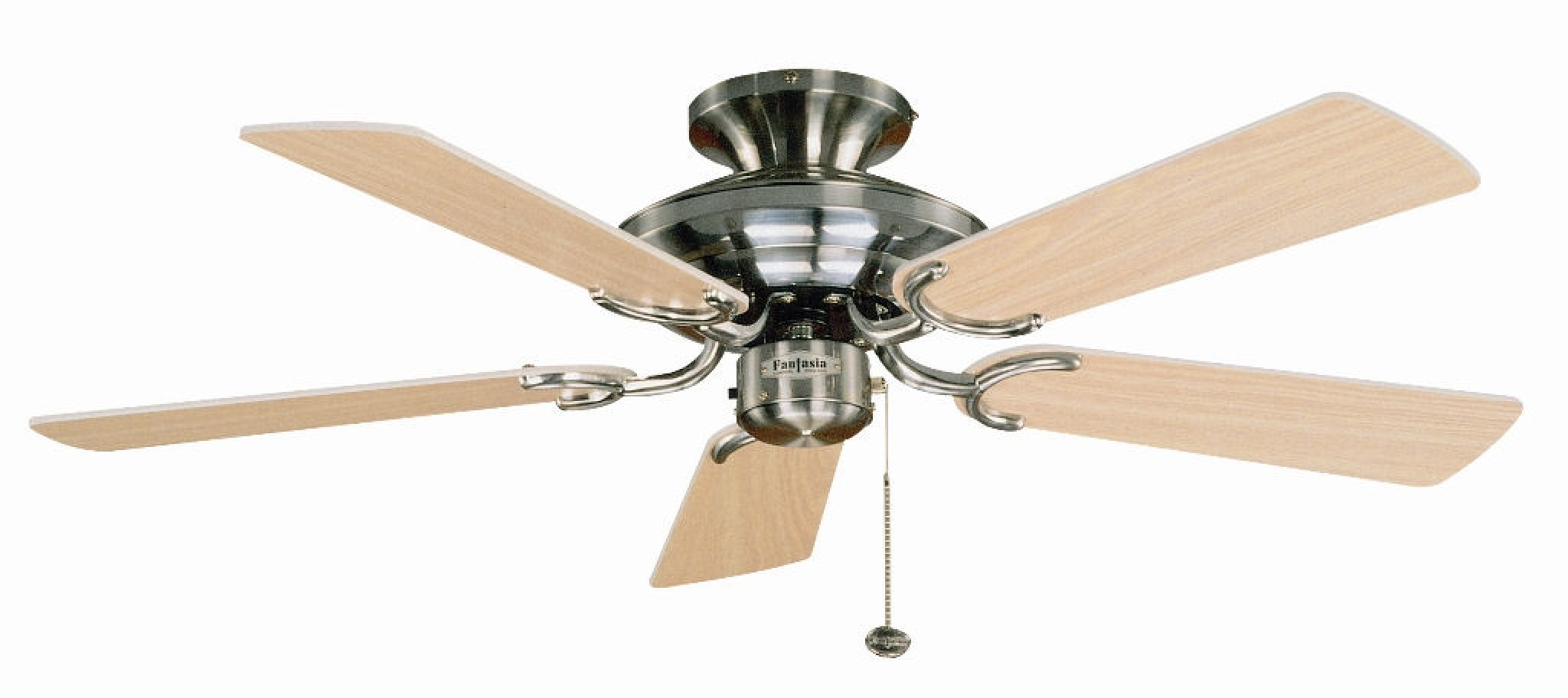 Fantasia Fans Mayfair Ceiling Fan without Light in Stainless Steel